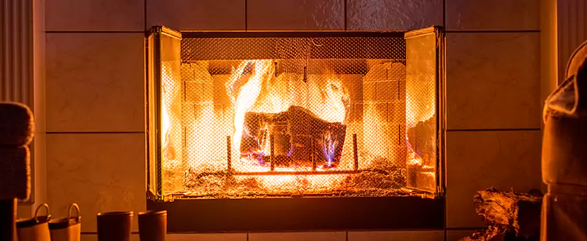 Mendota Hearth Landscape Fireplace Installation in Middletown, Ohio