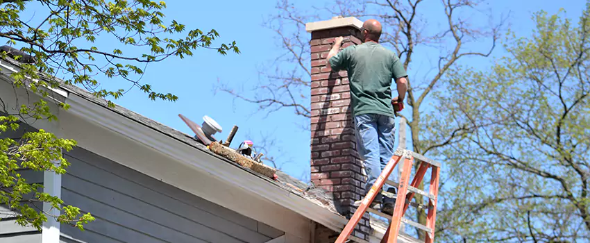 Vinyl and PVC Chimney Flashing Installation in Middletown, OH