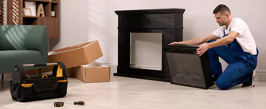 Old Rusted Metal Fireplace Repair And Replacement in Middletown, OH